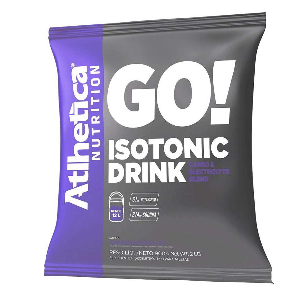 Atlhetica Nutrition Isotônico Go! Isotonic Drink 900g Refil