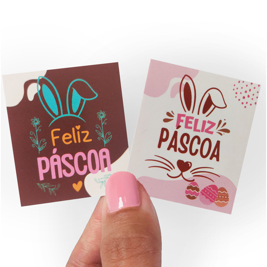 Mini Cartão Tag Páscoa Cliente Encomenda Presente Confeitaria Doce em Oferta na Shopee