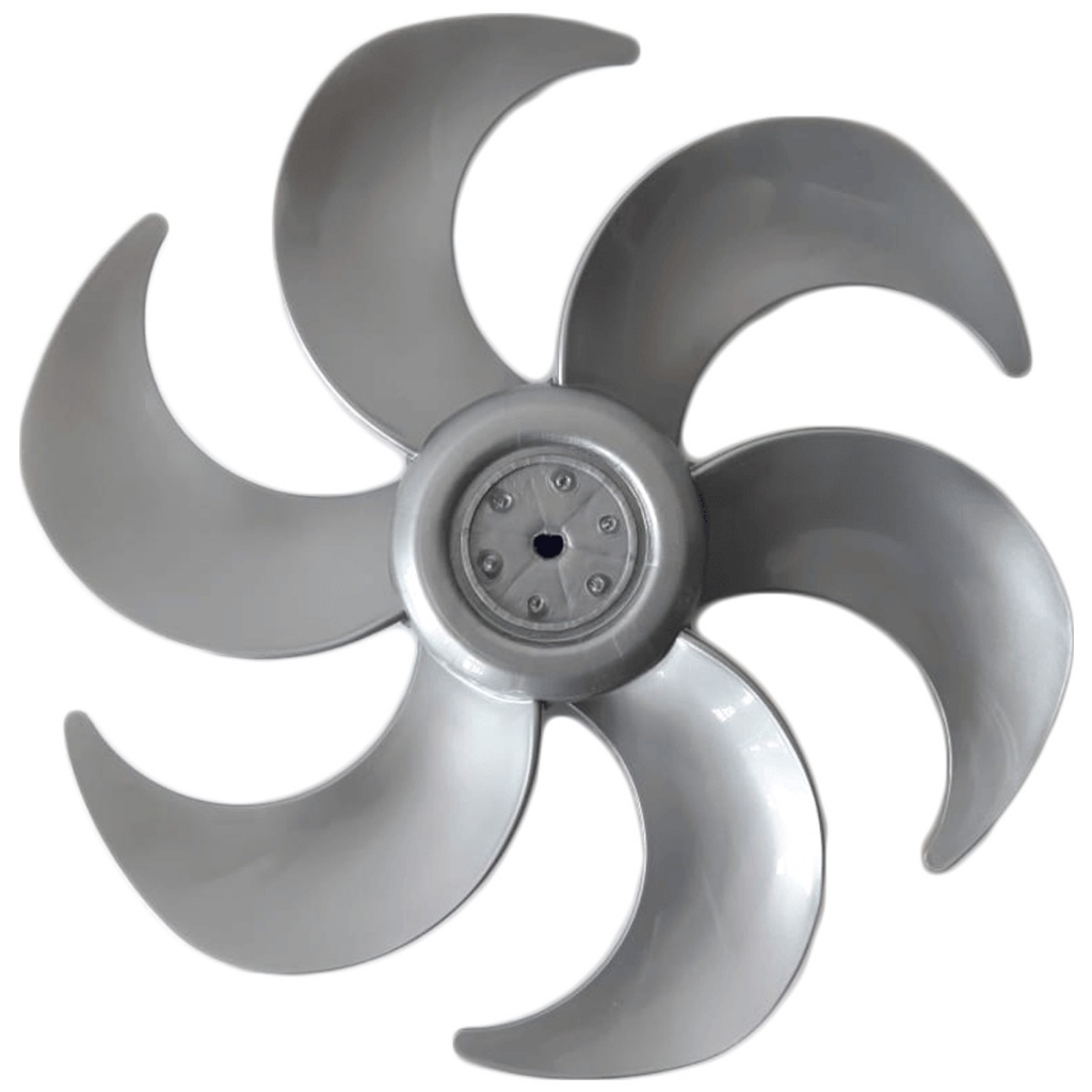 Hélice Ventilador Mondial Original 30cm 6 Pás Prata - VT31 0064-20
