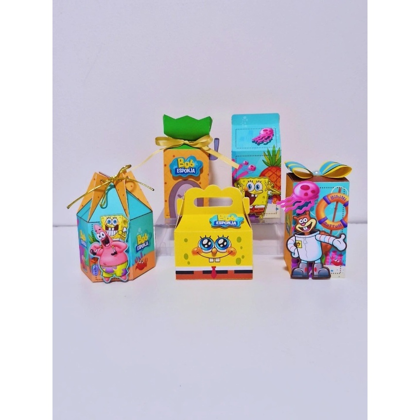 Kit festa bob esponja | Lembrancinha | Personalizado | Festa aniversario | Aniversario | Festa infantil