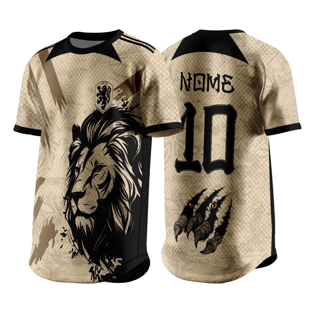 Camisa de uniforme para interclasse/jogos internos/futebol personalizada com nome e numero mod 345