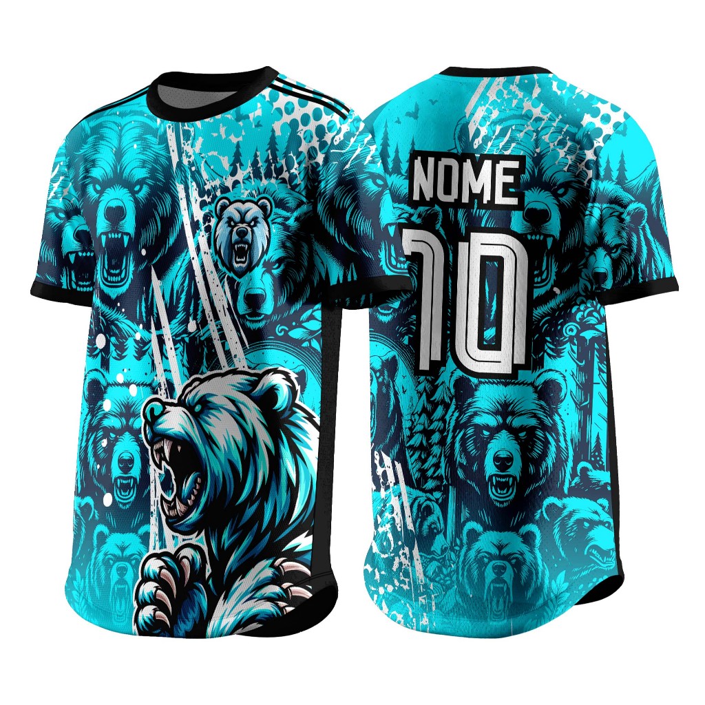 Camisa de uniforme para interclasse/jogos internos/futebol personalizada com nome e numero mod 356