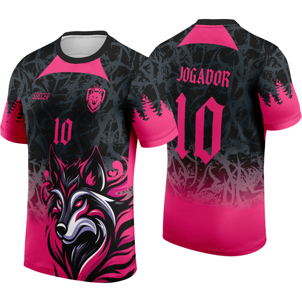 Camisa de uniforme para interclasse/jogos internos/futebol personalizada com nome e numero mod 383