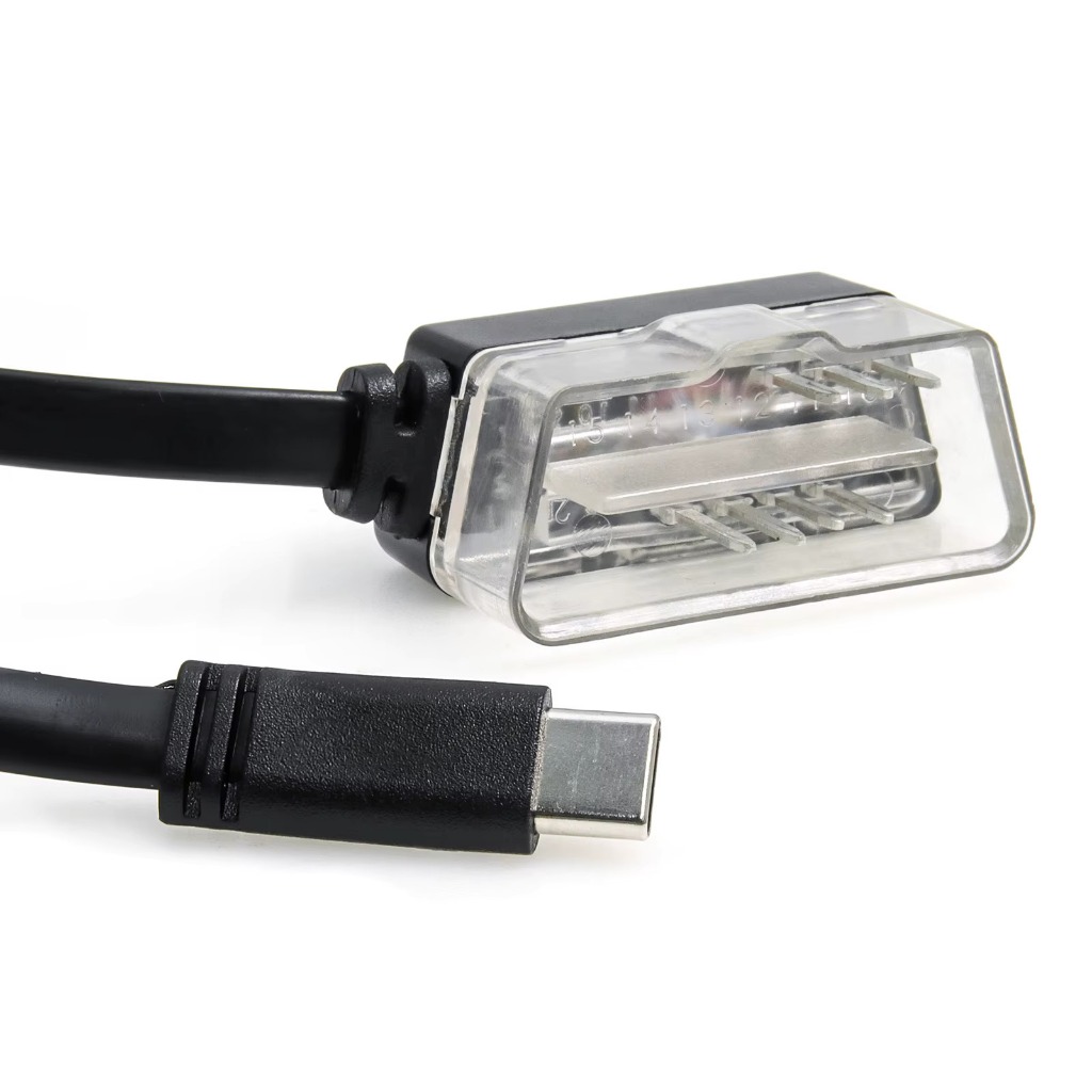 Cabo Obd2 Tipo-C 12volts Carro Hud Head Up Display, Tipo-c Cabo HUD - Cabo Obd C, cabo obd2, cabo tipo c obd