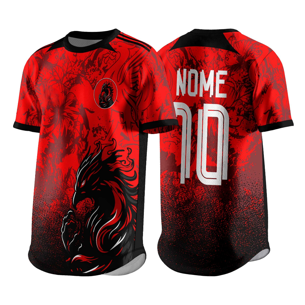 Camisa de uniforme para interclasse/jogos internos/futebol personalizada com nome e numero mod 395
