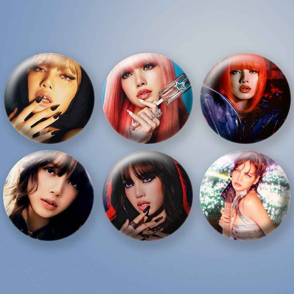 Bottom: LISA (Alter ego) (BlackPink) (Broche alfinete)