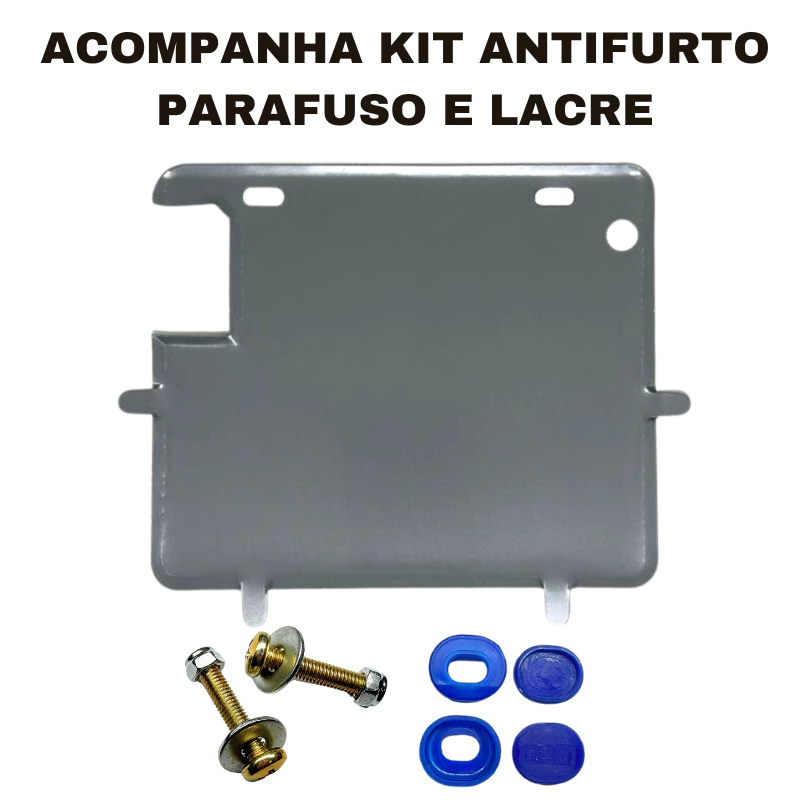 Suporte Protetor Moldura De Placa Moto Mercosul Ferro em Oferta na Shopee