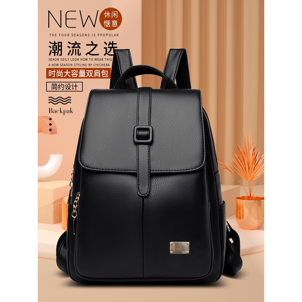 Bolsa mochila feminina Portátil da moda de Poliéster à prova d'água em Oferta na Shopee