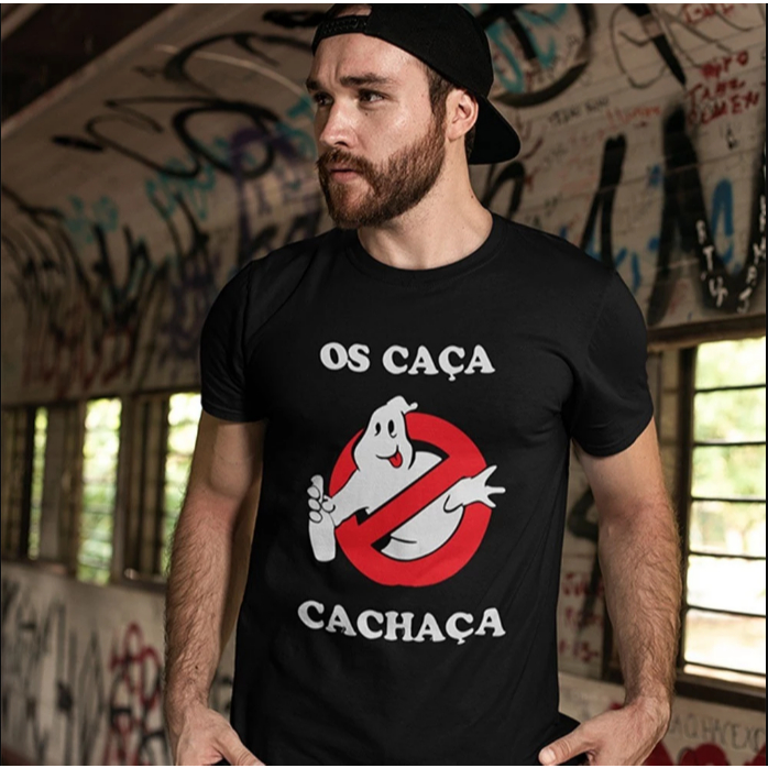 Camisa Camiseta Os Caça Cachaça Os Caça Fantasma Kit Personalizado 8 Unidades (3 GG 3 G 2 M)