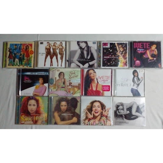 CD Axé Ivete Sangalo Banda Eva Daniela Mercury Álbuns De Sucessos Original Gravadora Á Escolha