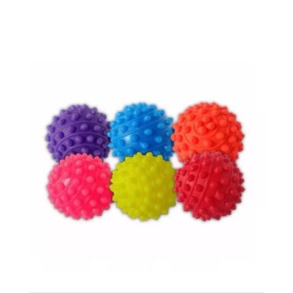 kIT Com 4 Unidades Bola Cravo Bolinha para Cachorro Gatos Brinquedo Pet Bola Anti Stress