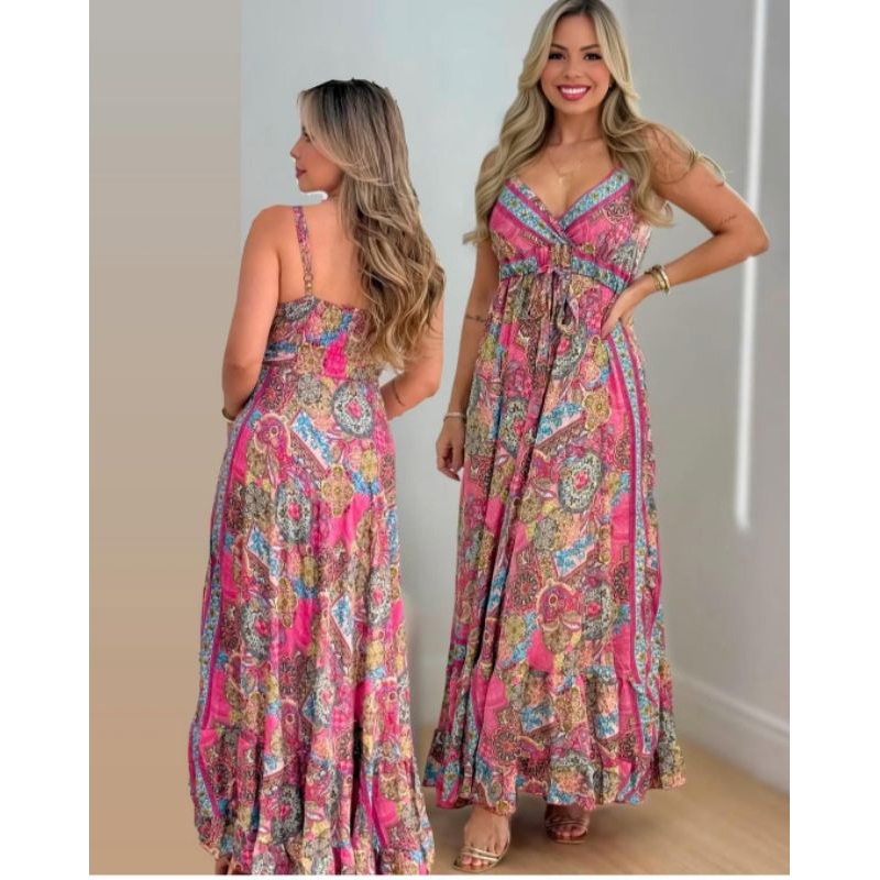 VESTIDO INDIANO COSTAS LÁTEX
