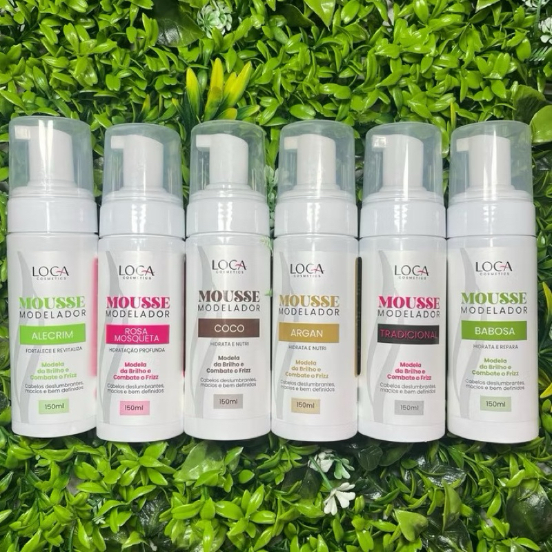 Mousse Modelador Cabelos Loca Cosmetics - 150ml em Oferta na Shopee