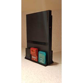 Suporte Vertical Para PS2 Slim Playstation 2 Com Apoio Para Memory Card. em Oferta na Shopee