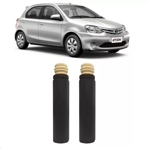 Kit Batente e Coifa Amortecedor Traseiro Toyota Etios 1.3/1.5 2012 a 2021