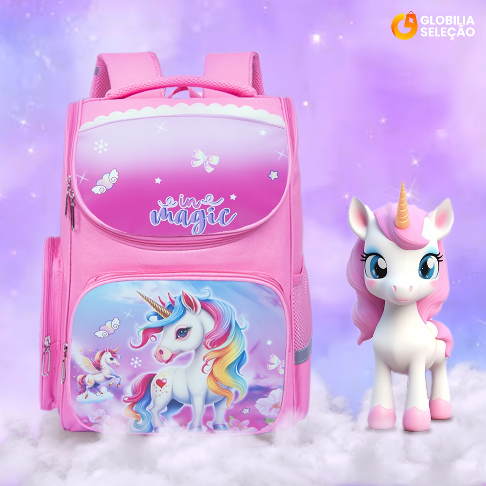 Mochila Infantil Escolar Menino Menina Reforçada