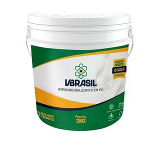 VBrasil Impermeabilizante em Pó - Balde 3kg | Tecnologia para Construção Civil