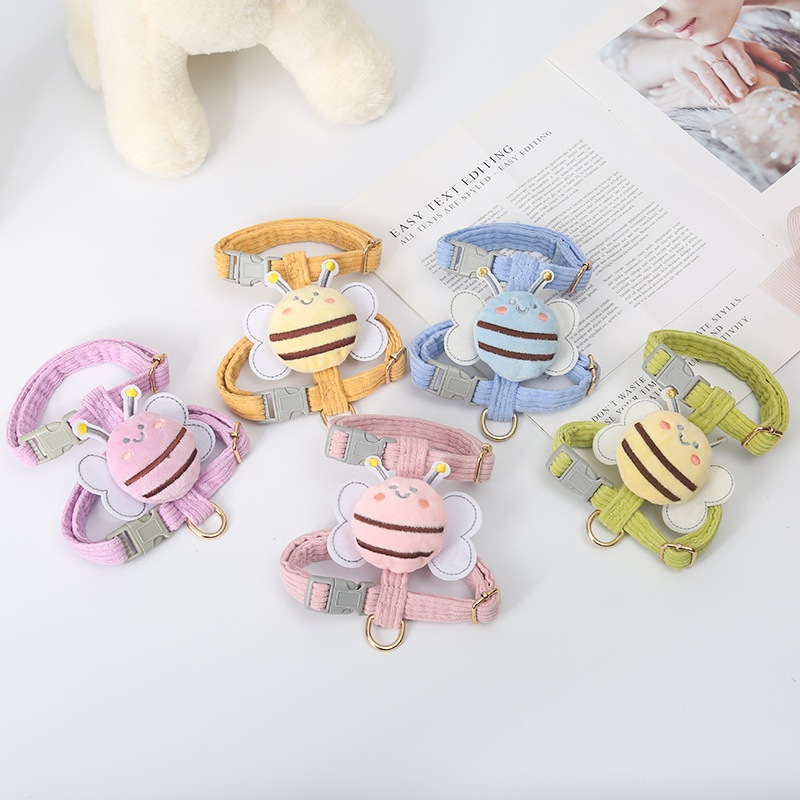 Coleira de Abelha Colorida para Gato e cachorro pequenos e outros animal de estimacao em Oferta na Shopee