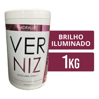 Máscara De Hidratação Nutrição Capilar 2 Em 1 Creme Banho de Verniz Hidralize Pote de 1Kg