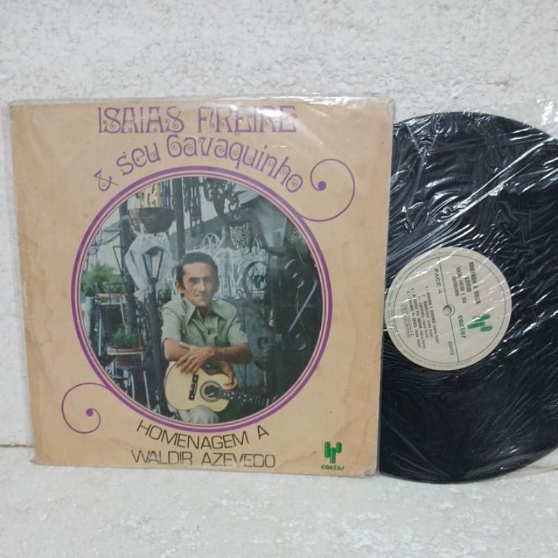 lp Isaias Freire e seu cavaquinho - homenagem a Waldir Azevedo - disco de vinil