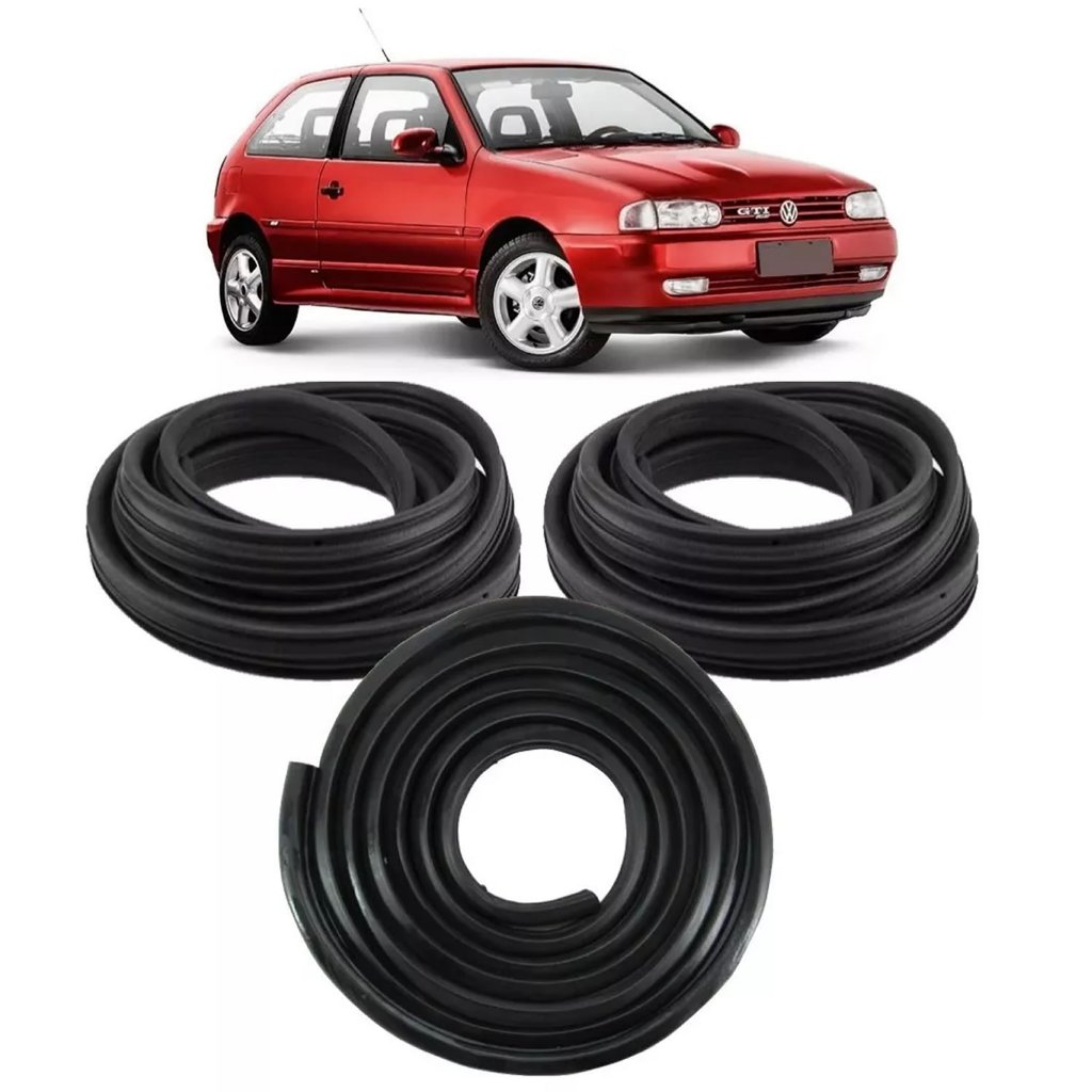 Kit 2 Borrachas De Porta E Porta Malas Gol Parati G2 G3 G4 em Oferta na Shopee