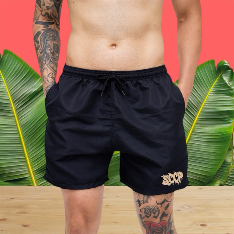 Short Tectel Masculino Estampado Moda Verão Praia Esporte Blessed Jesus Memphis Futebol Curto Tecido Leve Bermuda