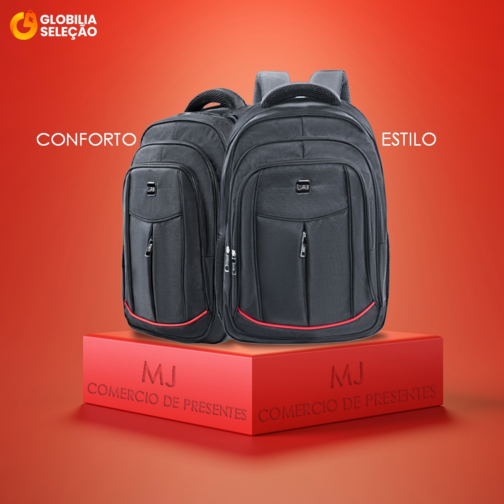 Mochila Para Notebook Escolar Executiva Adulto Masculina Feminina Grande Impermeável