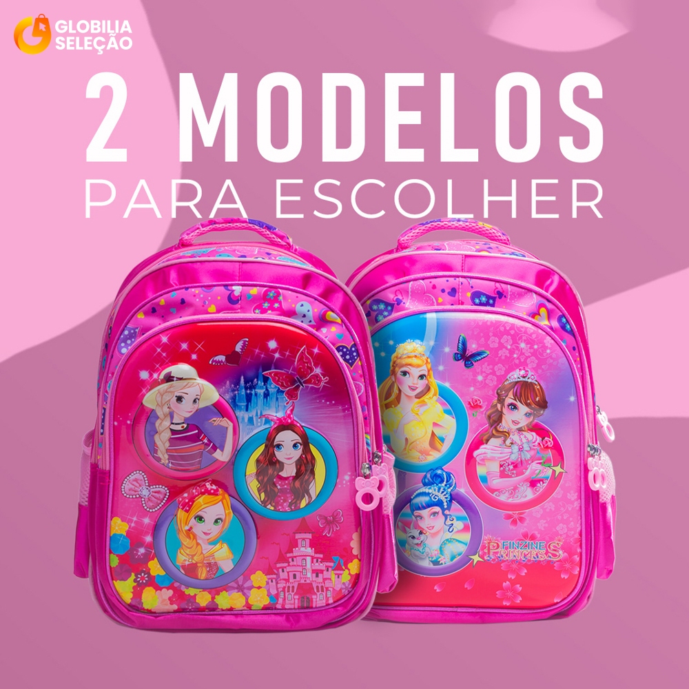 【Oferta por tempo limitado】Mochila Escolar Infantil Menina Bolsa Resistente Passeio Bolsa Impermeável