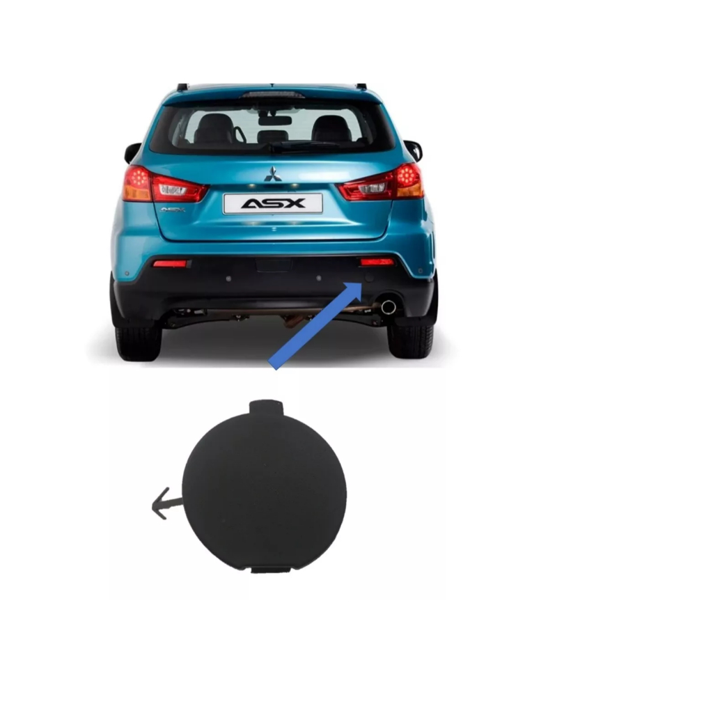 Tampa do reboque  para-choque asx traseiro em Oferta na Shopee
