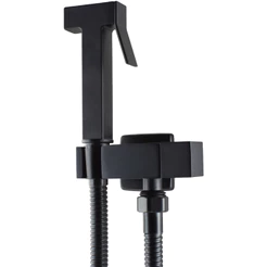 Ducha Intima Chuveirinho Higiênico Quadrada Luxo Preto Fosco