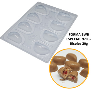 1~4 Formas bwb com silicone (3 partes) para chocolate cod 9703 - Risoles  20g em Oferta na Shopee