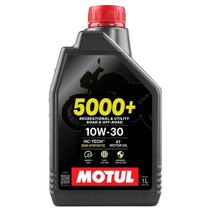4L Oleo Lubrificante Motul 5000+ 10w30 Motor Nxr 160 Bros Ano 2016 Até 2018 Semi Sintético Original Motul · foto 2