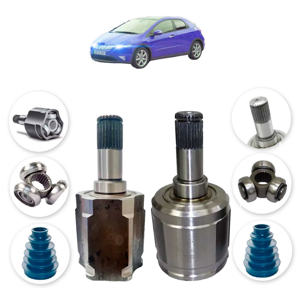 Kit Completo Tulipa e Trizeta  Honda Civic 1.7 2001 a 2006 LD e LE