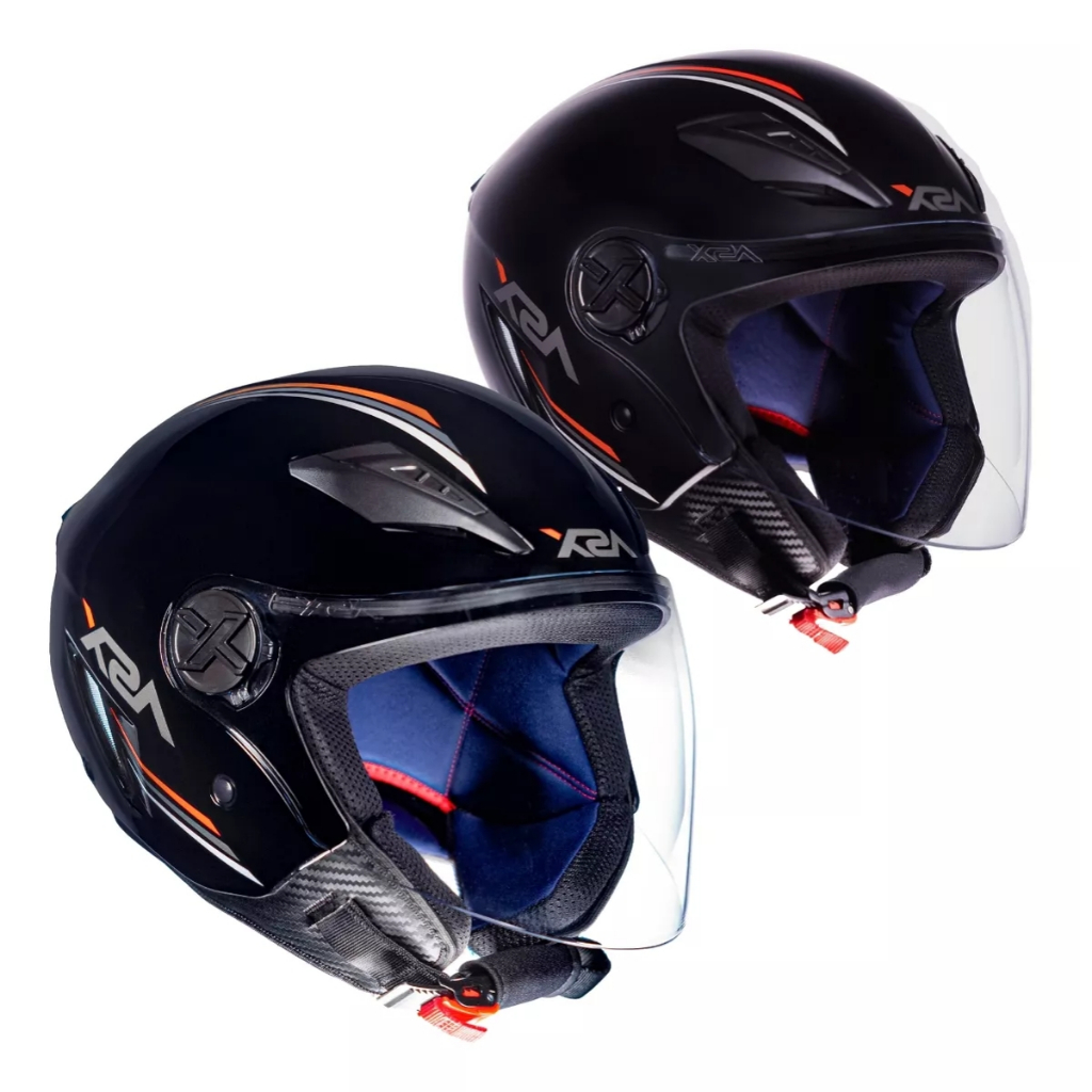 Capacete aberto Moto Motociclista motoqueiro Asx City Solid Air Unissex preto fosco preto brilhante