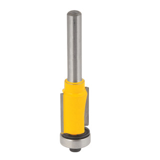 Fresa com dentes de metal duro, reta, para acabamento com e sem rolamento,  6mm,13 mm VONDER