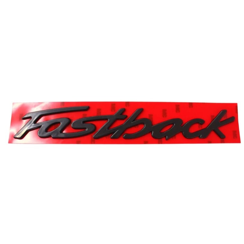 Emblema Preto Fastback, Fiat Fastback Audace, Impetus ,Limited.