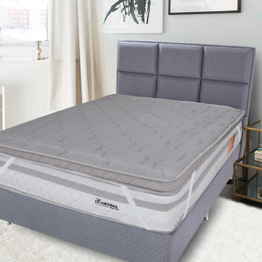 Pillow Top Queen Espuma D45 Firme 158x198x5cm - BF Colchões - Home & Living