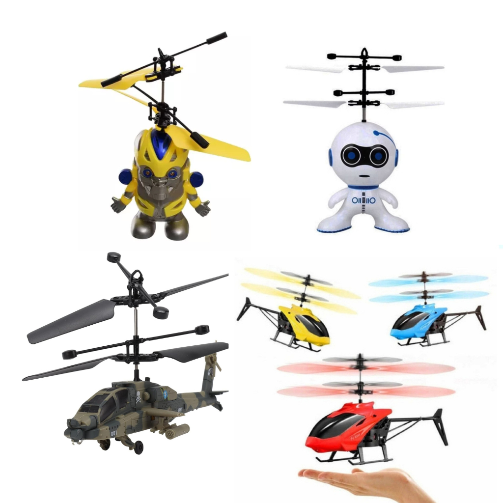 Brinquedo Mini Drone Robô | Helicoptero Voador Infravermelho com sensor a mão Diversão Garantida