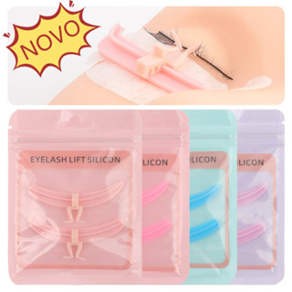 Kit 4 Pares Separador De Extensão De Pestanas De Silicone Para Cílios Reutilizável Almofad...