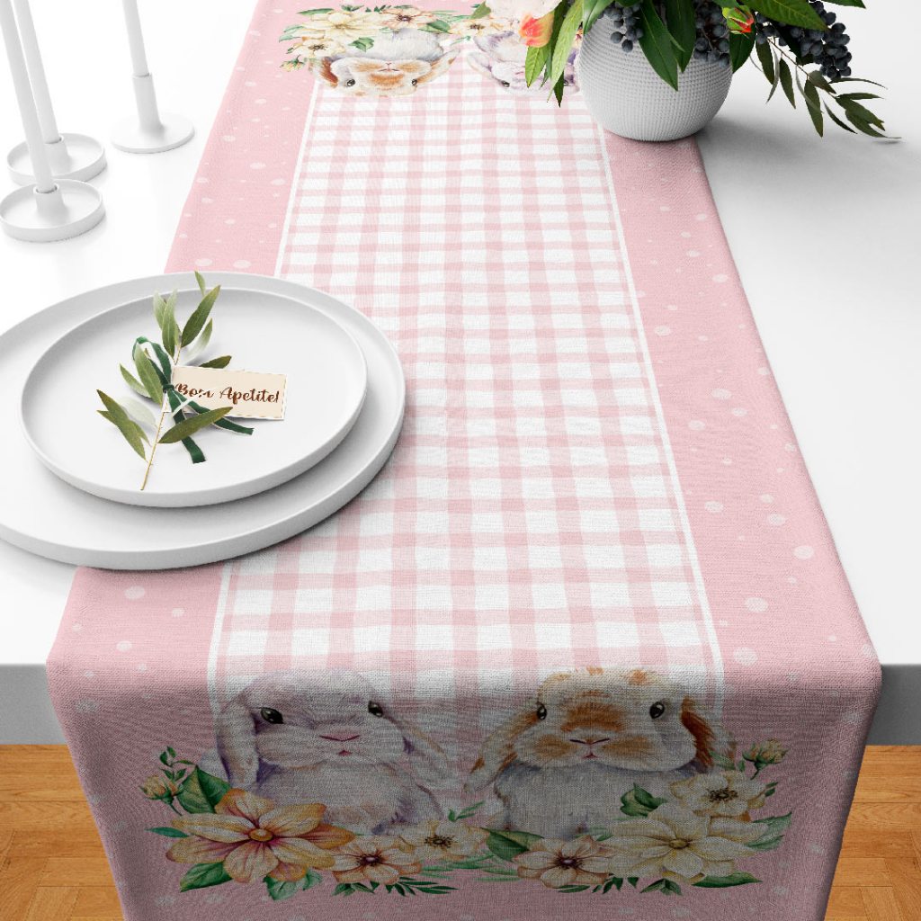 Trilho Caminho de Mesa Decorativo Páscoa 110X35cm Coelhinhos FABRICANTES! em Oferta na Shopee