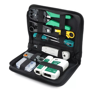 Estojo Kit Completo Para Instalador Manutenção Reparo E Teste Cabo Rede E Telefonia em Oferta na Shopee