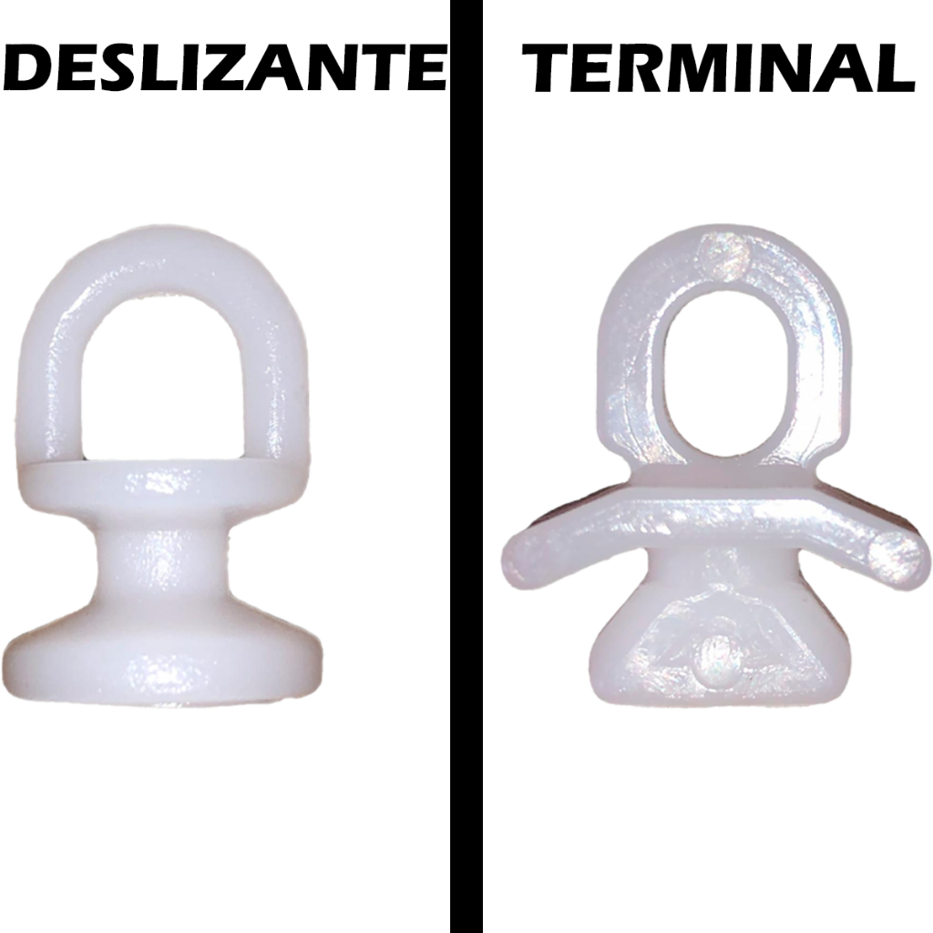 Deslizante Trilho Suíço Max 100 pçs + 8 Terminais