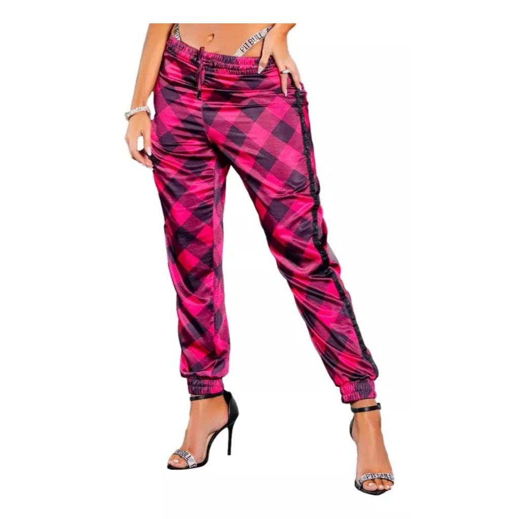 Calça Jogger Xadrez C/calcinha Pit Bull Jeans Pitbull 68200