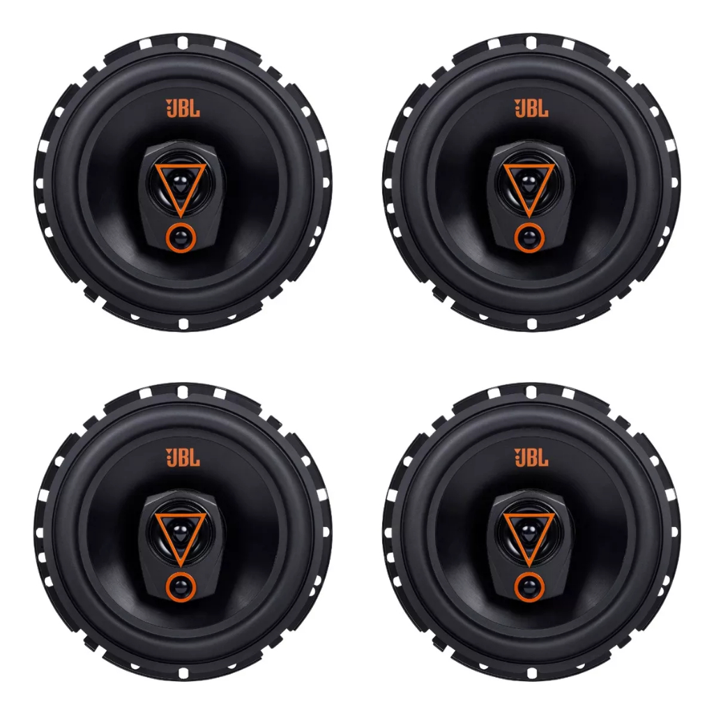 Kit 4 Alto Falantes JBL 6 polegadas Multisystem 6TRMS80 80w Rms 4 Ohms Original Triaxial em Oferta na Shopee