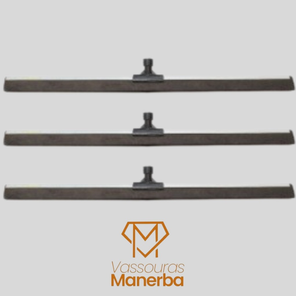 3 RODOS CHAPA 80 CM SEM CABO (RODO, VASSOURA, CABO, LIMPEZA)