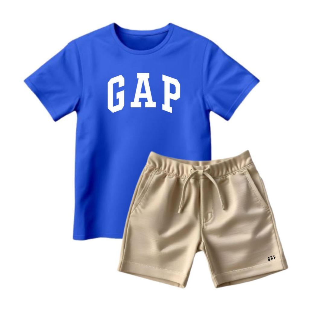 Conjunto Infantil Masculino Menino Camiseta e Short Algodão Casual