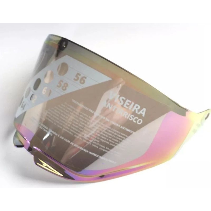 Viseira Capacete Helt Cross Vision Glass