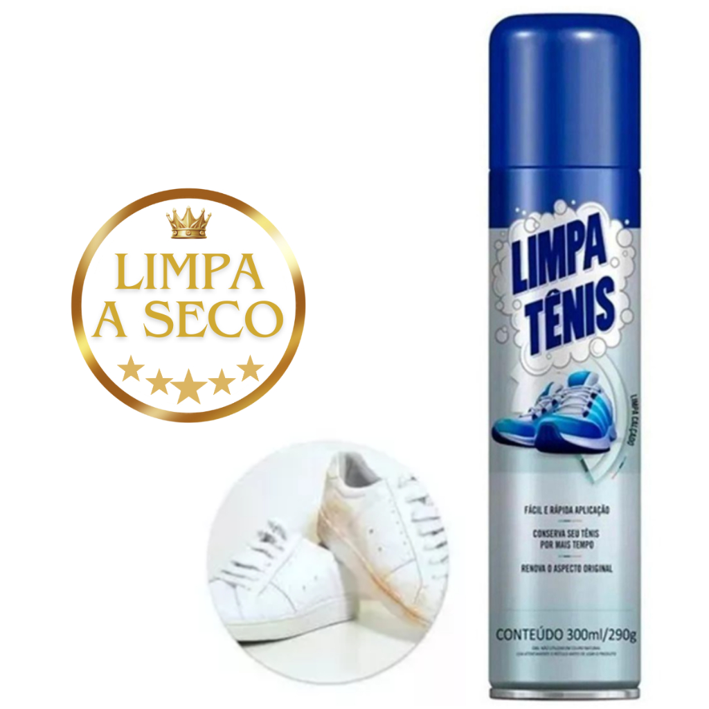 Limpa Tênis Premium Petroplus Original Espuma Magica Lava A Seco 1 Unid 300ml/290g