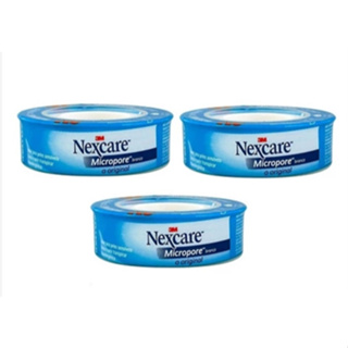 kit 3x Micropore Nexcare 12mmx4,5m branco  pós cirúrgico em Oferta na Shopee