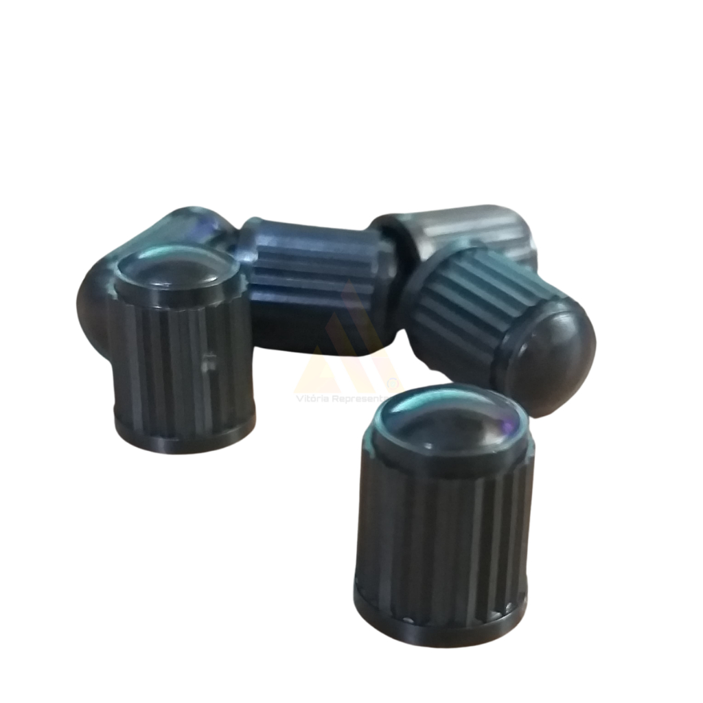 Kit Tampinhas Plasticas Para Bico Pneu Moto Carro Bicicleta Pacote Com 50 · foto 2